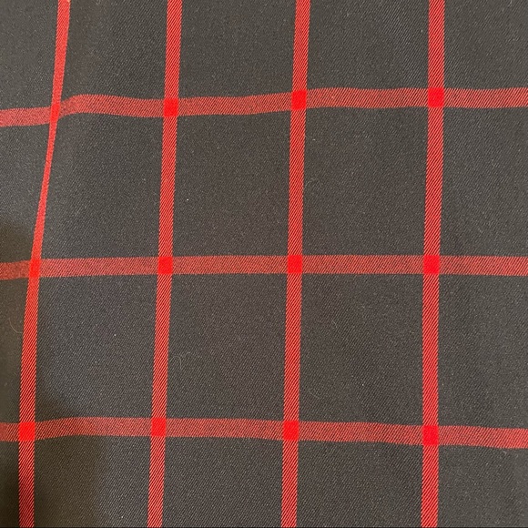 MNG Women’s Plaid Scoop Back Shift Dress - Picture 13 of 14